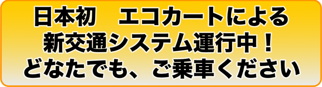 エコカート運行中